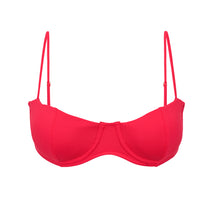 Load image into Gallery viewer, Product Front: Rio De Sol Haut Top Hibiscus Coral