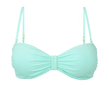 Load image into Gallery viewer, Product Front: Rio De Sol Haut Top Malibu-Menta Bandeau-Duo