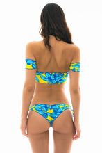 Load image into Gallery viewer, Image 07: Rio De Sol Haut Top Palmeira Azul Off Shoulder