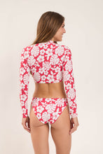 Load image into Gallery viewer, Model Back: Rio De Sol Haut Top Pua-Hibiscus Reef