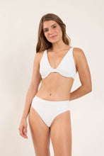 Load image into Gallery viewer, Model Front: Rio De Sol Haut Top Sand-White Chantal