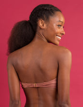 Load image into Gallery viewer, Image 10: Rio De Sol Haut Top Shimmer-Copper Bandeau-Joy