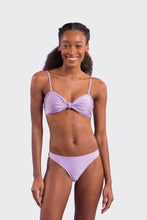 Load image into Gallery viewer, Model Front: Rio De Sol Haut Top Shimmer-Harmonia Bandeau-Joy