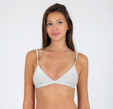 Load image into Gallery viewer, Gallery: Rio De Sol Haut Top Shimmer-White Tri-Fixo