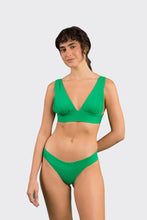 Load image into Gallery viewer, Model Front: Rio De Sol Haut Top Tambourine Halter-Marina