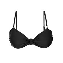 Load image into Gallery viewer, Product Front: Rio De Sol Haut Top Touch-Black Bandeau-Joy