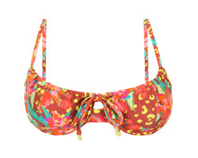 Load image into Gallery viewer, Product Front: Rio De Sol Haut Top Tropics Balconet-Tie
