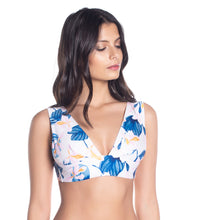 Load image into Gallery viewer, Model Front: Saha Haut Top Sierra Floral Sweetness