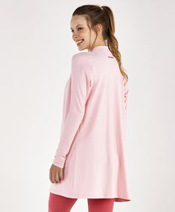 Santorini Rosa Respire Ribbed Cardigan