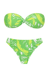 Load image into Gallery viewer, Product Front: Rio De Sol Ensemble Set Green-Palms Twist Nice

