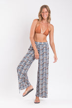 Load image into Gallery viewer, Image 06: Rio De Sol Pantalon De Plage Ikat Wide Pants
