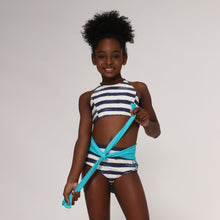 Load image into Gallery viewer, Image 04: Uv Line Deux Pièces Fille Bikini Set Listras Upf50+

