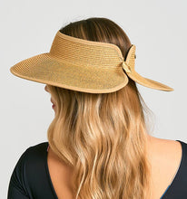 Load image into Gallery viewer, Model Back: Uv Line Visière Visor Siena Imp Fem Wheat Upf50+
