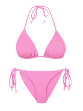 Load image into Gallery viewer, Product Front: Rio De Sol Ensemble Set Crespinho-Rosa Tri-Inv Cheeky-Tie
