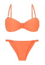 Load image into Gallery viewer, Product Front: Rio De Sol Ensemble Set Dende Bandeau-Crispy Cheeky-Crispy
