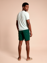 Load image into Gallery viewer, Model Back: Uv Line T-Shirt Pour Homme T-Shirt Uvpro Masc Light Green Upf50+
