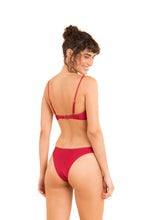 Load image into Gallery viewer, Model Back: Rio De Sol Ensemble Set Shimmer-Divino Bandeau-Joy Essential
