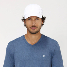 Load image into Gallery viewer, Model Front: Uv Line Casquette Cap Uv Pro Masc White Upf50+
