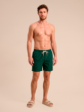 Load image into Gallery viewer, Model Front: Uv Line Bermuda / Short Pour Homme Shorts Acqua Boxer Military Green Upf50+
