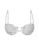 Load image into Gallery viewer, Product Front: Rio De Sol Haut Top Linea-White Zaya
