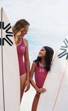 Load image into Gallery viewer, Image 05: Uv Line Une Pièce Fille Swimsuit Girl Marcela Fuchsia White Upf50+
