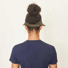 Load image into Gallery viewer, Model Back: Uv Line Visière Visor Leblon Militar Green Upf50+
