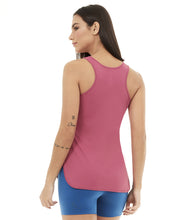 Load image into Gallery viewer, Model Back: Alto Giro Fitness Haut Regata Skin Fit Alongada Roxo Reset
