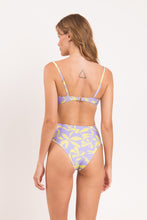 Load image into Gallery viewer, Model Back: Rio De Sol Ensemble Set Glow Bandeau-Joy Hotpants
