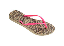Load image into Gallery viewer, Product Front: Havaianas Tongs Havaianas Slim Animals Sandgrey/Pink
