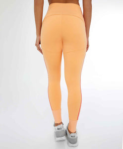 Leggings Blackout II C/ Recorte Verticale Laranja Gym