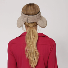 Load image into Gallery viewer, Model Back: Uv Line Visière Tokyo Fpu50+ Visor Khaki Uv

