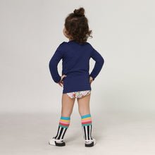 Load image into Gallery viewer, Model Back: Uv Line T-Shirt Longsleeve Baby Marinho Upf50+
