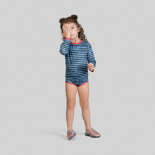 Load image into Gallery viewer, Image 09: Uv Line Maillot De Bain Bébé Macaquinho Baby Listras Upf50+
