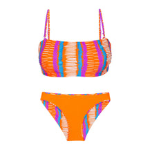 Load image into Gallery viewer, Product Back: Rio De Sol Ensemble Set Stripes Bandeau-Reto Essential-Comfy
