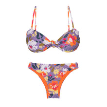 Load image into Gallery viewer, Product Front: Rio De Sol Ensemble Set Garden-Flower Bandeau-Joy Essential
