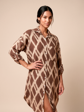 Load image into Gallery viewer, Gallery: Uv Line Chemise Shirtdress Ipanema Diamond Upf50+
