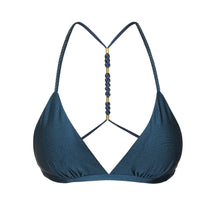 Load image into Gallery viewer, Product Front: Rio De Sol Haut Top Shimmer-Shark Tri-Fixo-Noa
