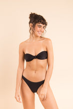 Load image into Gallery viewer, Image 12: Rio De Sol Ensemble Set Shimmer-Black Bandeau-Joy Essential
