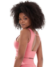 Load image into Gallery viewer, Model Back: Alto Giro Fitness Haut Top Supplex Termo Coral Energy
