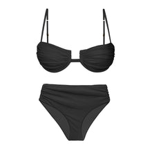 Load image into Gallery viewer, Product Front: Rio De Sol Ensemble Set Malibu-Black Zaya Amy
