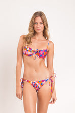 Load image into Gallery viewer, Model Front: Rio De Sol Haut Top Funny Balconet-Tie
