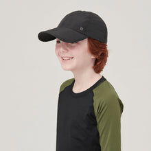 Load image into Gallery viewer, Image 02: Uv Line Casquette Cap Teens Colors Inf Black Upf50+
