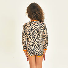 Load image into Gallery viewer, Model Back: Uv Line Maillot De Bain Bébé Swimsuit Baby Zebra Upf50+
