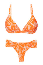 Load image into Gallery viewer, Product Front: Rio De Sol Ensemble Set Trail-Orange Tri-Fixo Baobi-Cheeky
