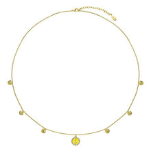 Load image into Gallery viewer, Model Front: Hipanema Collier Serenity Yellow Hipanema
