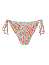 Load image into Gallery viewer, Product Front: Rio De Sol Bas Bottom Ditsy-Sky Cheeky-Tie
