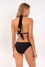 Load image into Gallery viewer, Model Back: Rio De Sol Bas Bottom Shimmer-Black Essential-Comfy
