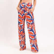 Load image into Gallery viewer, Gallery: Rio De Sol Pantalon De Plage Leaves Wide Pants
