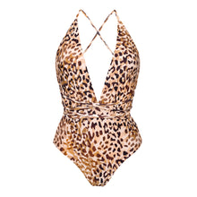 Load image into Gallery viewer, Product Front: Rio De Sol Une Pièce Leopard New Vegas
