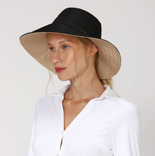 Load image into Gallery viewer, Image 06: Uv Line Chapeau Souple/Capeline San Diego Kaki/Preto
